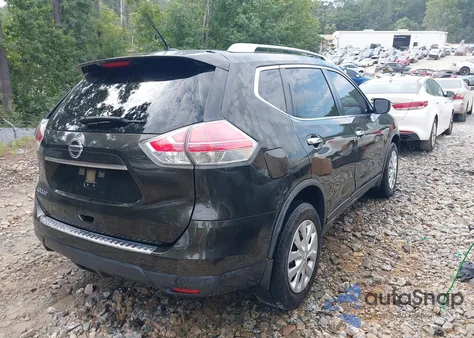 2016 Nissan Rogue S из США, поврежденный, VIN JN8AT2MTXGW001647